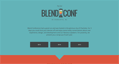 Desktop Screenshot of blendconf.com