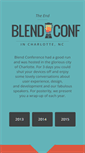 Mobile Screenshot of blendconf.com