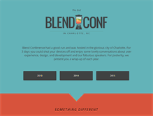 Tablet Screenshot of blendconf.com